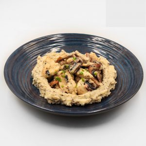 Пилешки късчета с горски гъби