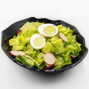 Зелена салата с яйце