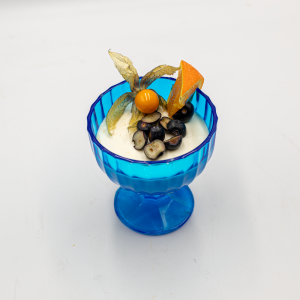 Панна кота с пресни плодове  